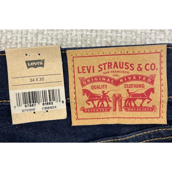 NEW Levi's 720 Jeans High Rise Super Skinny Women's 34x30 Stretch Dark Wash - Picture 8 of 14